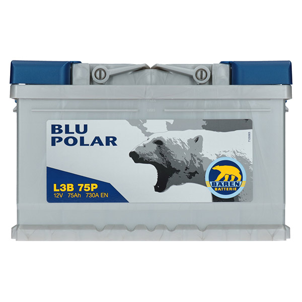 Bären Blu Polar 12V 75Ah 730A/EN L3B 75P Autobatterie Bären. TecDoc: .