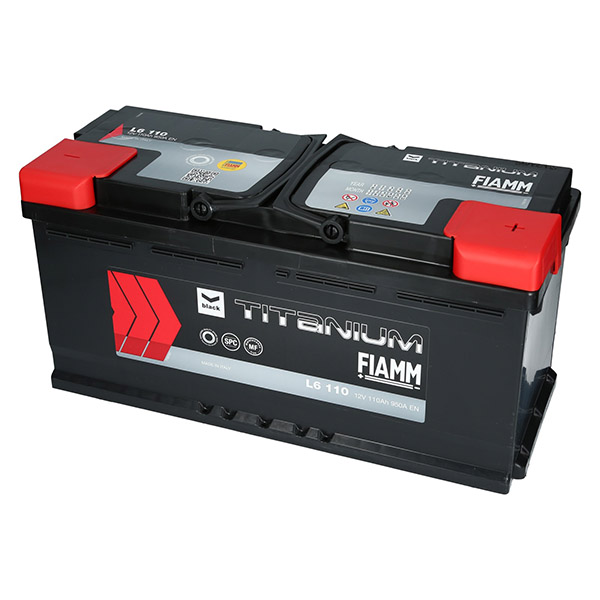 Fiamm Black 12V 110Ah 950A/EN L6 110 Autobatterie Fiamm. TecDoc: .