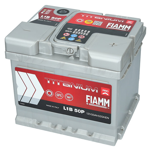 Fiamm Pro 12V 50Ah 520A/EN L1B 50P Autobatterie Fiamm. TecDoc: .