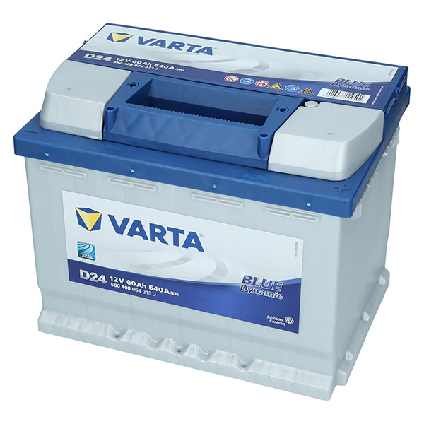 Varta D24, 12V 60Ah Blue Dynamic Autobatterie Varta. TecDoc: .