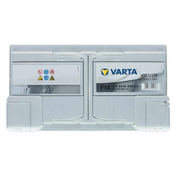 Varta F18, 12V 85Ah Silver Dynamic Autobatterie Varta. TecDoc: .