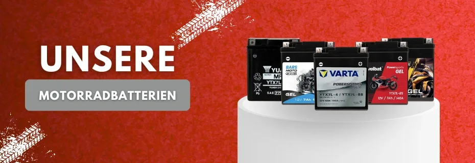 7Ah Motorradbatterien Batcar