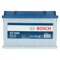 Bosch S4 008 12V 74Ah 680 A Autobatterie