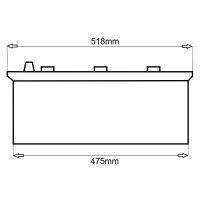 Hammer LKW 12V 230Ah 1200 A LKW Batterie