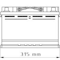Atlant 12V 85Ah 760 A Autobatterie