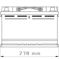 Eurostart SMF 12V 74Ah 640 A Autobatterie