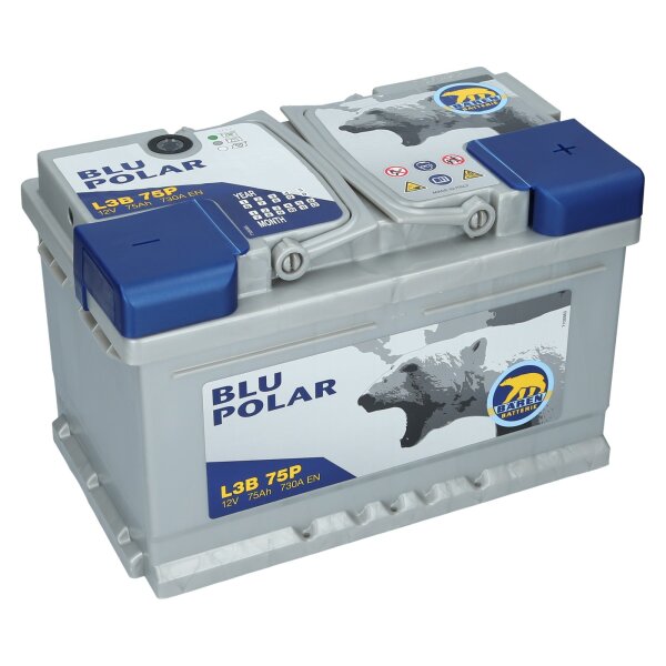 Bären Blu Polar 12V 75Ah 730 A [L3B 75P] Autobatterie