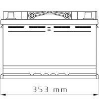 F1 Divine SMF 12V 92Ah 800 A Autobatterie