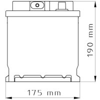 Fiamm Pro 12V 44Ah 390 A [L0 44P] Autobatterie