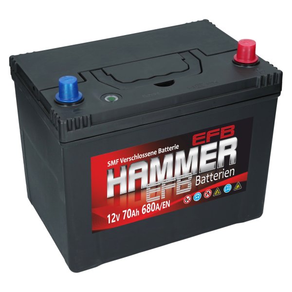 Hammer EFB 12V 70Ah 680 A Autobatterie