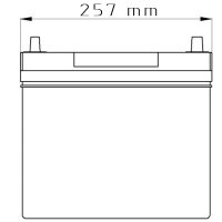 Hammer EFB 12V 70Ah 680 A Autobatterie