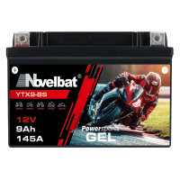 Novelbat GEL YTX9-BS Motorradbatterie  12V 9Ah