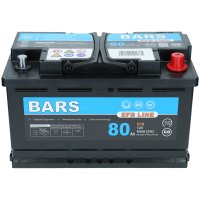 Bars EFB 12V 80Ah 800 A Autobatterie