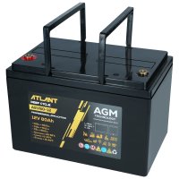 Atlant Deep Cycle 12V 80Ah AGM Bleiakku AEV80-12 Industriebatterie