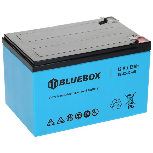 Bluebox 12V 12Ah Bleiakku AGM VRLA Industriebatterie
