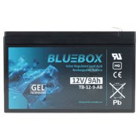 Bluebox 12V 9Ah Bleiakku AGM VRLA Industriebatterie