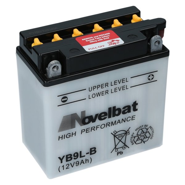 Novelbat YB9L-B Motorradbatterie 12V 9Ah