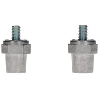 Satz Batterie Pol Adapter Blei M8 Gewinde Standardpol Schraubpol Batteriepol