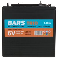 Bars Trio 6V 225Ah T105S Deep Cycle