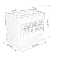 Bars Trio 6V 225Ah T105S Deep Cycle