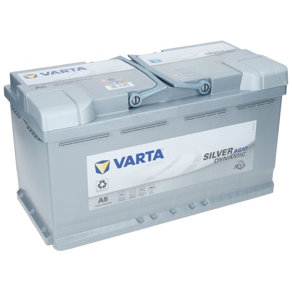 Varta A5 12V 95Ah Silver Dynamic AGM Autobatterie