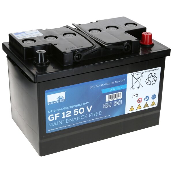 Sonnenschein 12V 50 Ah GEL Batterie GF-V GF12-050V