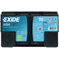 Exide AGM 12V 70Ah 760 A EK700 Autobatterie