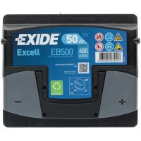 Exide Excell 12V 50Ah 450 A EB500 Autobatterie