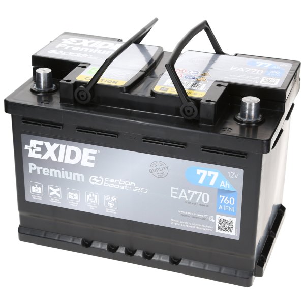 Batteria Auto Exide Premium EA770 - 12V, 77Ah, Per Avviamento Auto, Moto E Usi Multifunzione - Foto 6