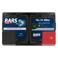 Bars Silver 12V 75Ah 680A/EN Autobatterie