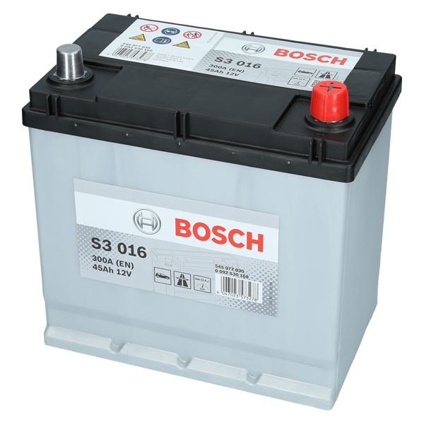 Bosch Starterbatterie S3 017 Auto batterie Akku 300A 45Ah für Talbot Triumph 